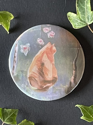 Magnet miroir carole giboni aquarelle origami dessin artiste peintre