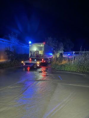 Der neue Transporter im Einsatz.