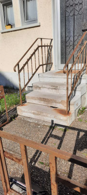Treppe vorher