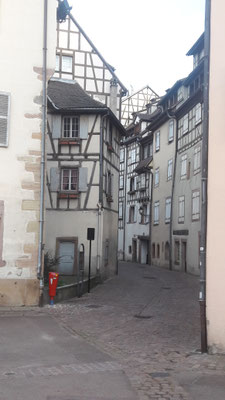 Gerber Gasse, die ältesten Häuser in Colmar