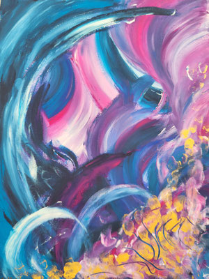 "Sehnsucht" Gouache