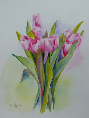 Tulpenstrauß 40x50