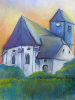 Kirche zu Höckendorf 40x50