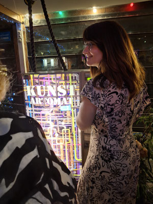 Opening "kunstartomat 2", Badeschiff, vienna, september 2025