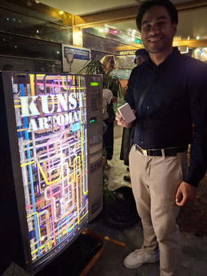Opening "kunstartomat 2", Badeschiff, vienna, september 2025