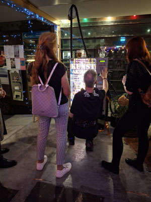 Opening "kunstartomat 2", Badeschiff, vienna, september 2025