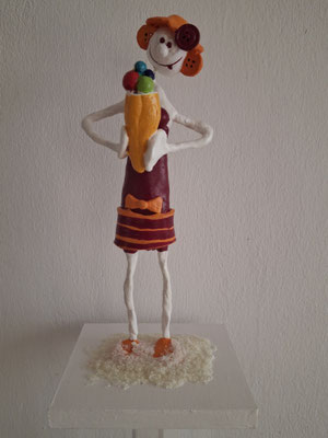 Serie "Summerfeeling", Fymo, Acryl - Icecream, 2025