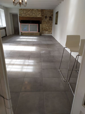 Sol après rénovation Gouesnac'h