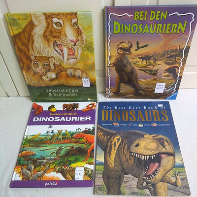 Kinderbücher - "Wissen ist stark: Dinosaurier" (K015-5) € 2,-  /  "The best-ever book of Dinosaurs" (K444D87) englisch! € 2,-