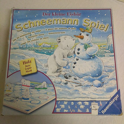 "Der kleine Eisbär - Schneemann-Spiel" ab 4 Jahre  (K371) kpl. € 8,-