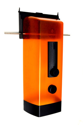Hecate (2022) steel rod, upcycled plastic parts, acrylic 56 x 42 x 16 cm