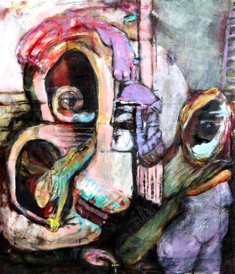Campi Flegrei (2024) oil on canvas 70 x 60 cm 