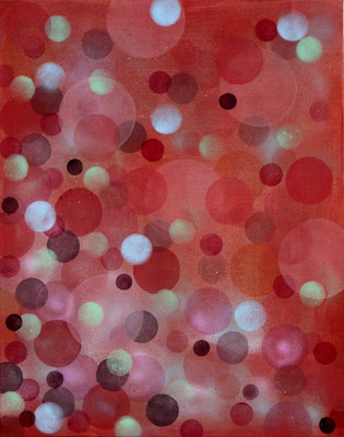 Im Spätrot (2025) tempera, acrylic on canvas 101 x 80 cm