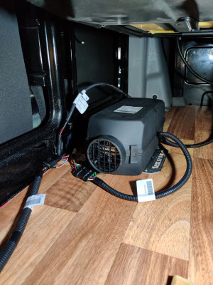 fertig verbaute Dieselheizung
