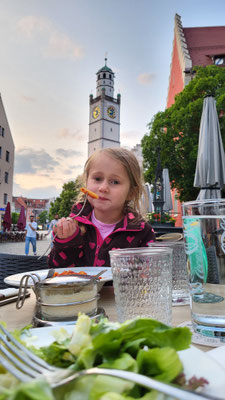 Abendessen in Ravensburg