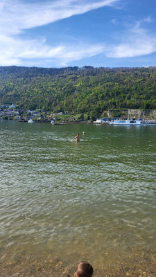 Dinu im, David am Bielersee