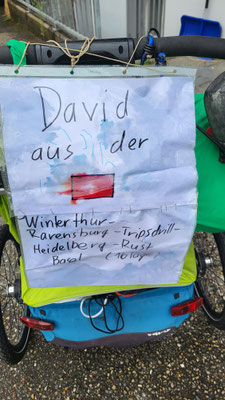 Unsere Beschriftung - unsere Deutschlandtour
