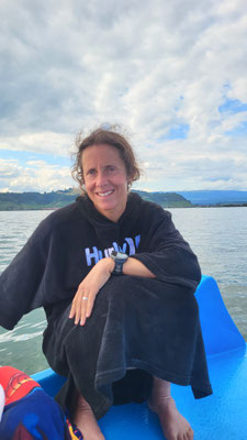 Auf dem Pedalo