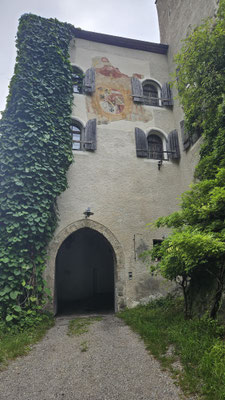 Die Burg Kropfberg ist im Privatbesitz und normalerweise nicht zugänglich