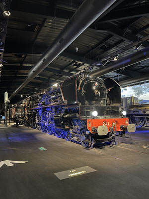 Die Lokomotive des legendären Orient Express, der von Paris nach Istanbul unterwegs war.
