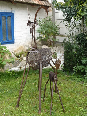 "Klein und Groß", h 170 cm, l 90 cm