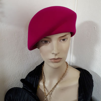 Wool felt, Wollfilz, asymmetrical cap, €98 all colours