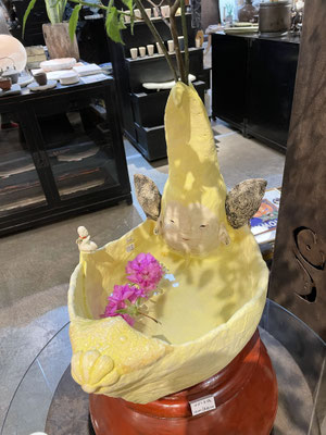 森下真吾 陶展 in ギャラリー「ムウ」 家具工房ZEROSSOのオーダーメイド家具