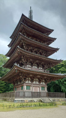 醍醐寺境内の国宝の五重塔