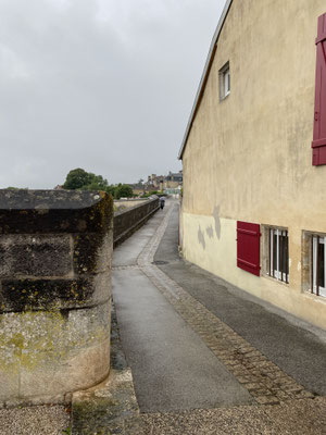 Langres et ses murailles, malheureusement il pleuvait