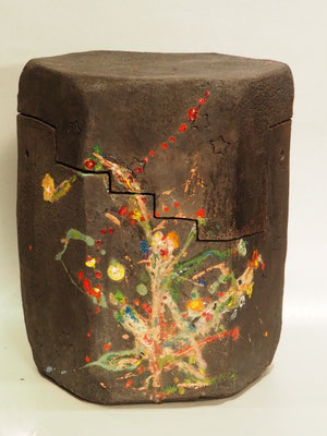 Urne "Eden", Raku, verkauft