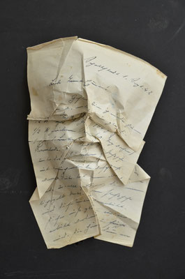 Schriftverkehr I /2022 /  Brief von 1942 /18x11x5cm