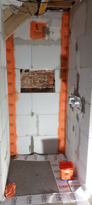 BTK Tegelzetters Venlo - badkamer te Roermond - kimmen inloopdouche