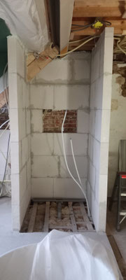 BTK Tegelzetters Venlo - badkamer te Roermond - metselwerken