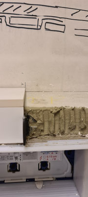 BTK Tegelzetters Venlo - realisatie invalidetoilet Viecuri te Panningen - tegelwerkzaamheden 