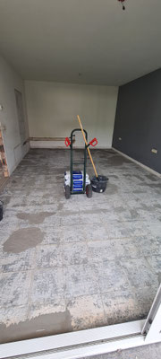 BTK Tegelzetters Venlo - tegelwerk vloer 90x90 te Neeritter