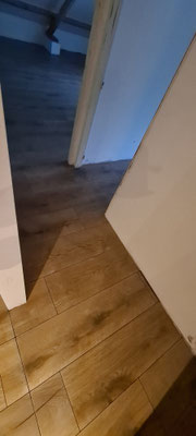 BTK Tegelzetters Venlo - inwassen - houtlook tegelvloer te Venlo