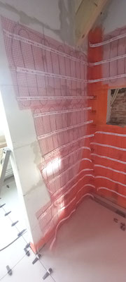 BTK Tegelzetters Venlo - badkamer te Roermond - elektrische wandverwarming