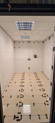 BTK Tegelzetters Venlo - realisatie invalidetoilet Viecuri te Panningen - tegelwerkzaamheden vloer