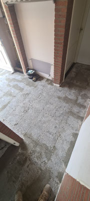 BTK Tegelzetters Venlo - tegelwerk vloer 90x90 te Neeritter