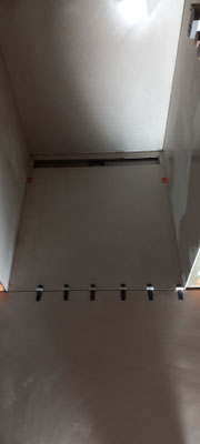 BTK Tegelzetters Venlo - badkamer te Roermond - tegelvloer 1200 x 1200 mm