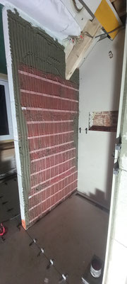 BTK Tegelzetters Venlo - badkamer te Roermond - elektrische wandverwarming