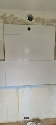 BTK Tegelzetters Venlo - betegelen achterwanden 60x120 tegel - maatwerk keuken te Grubbenvorst