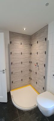 BTK Tegelzetters Venlo - betegelen wanden 40x120 tegel - badkamer te Venlo