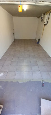 BTK Tegelzetters Venlo - tegelvloer garage te Herten