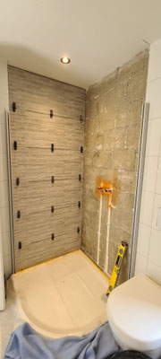 BTK Tegelzetters Venlo - betegelen wanden 40x120 tegel - badkamer te Venlo