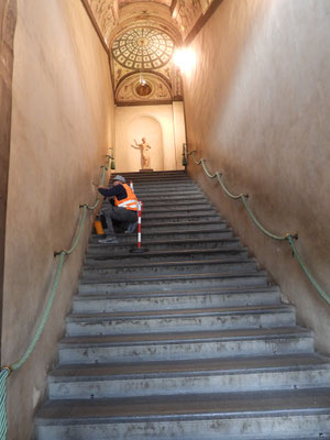 Treppenaufgang im Palazzo Vecchio