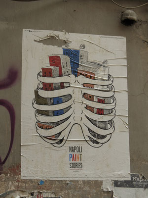 Plakat in Neapel