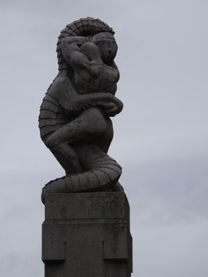 Skulptur im Vigeland Skulpturenpark