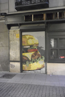 Strassenkunst in Madrid