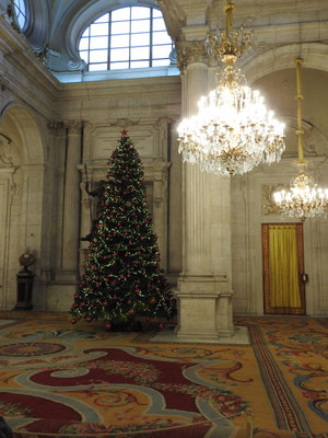 Palacio Real, Madrid, Saal, in dem u.a. Juan Carlos seine Abdankung unterzeichnet hat